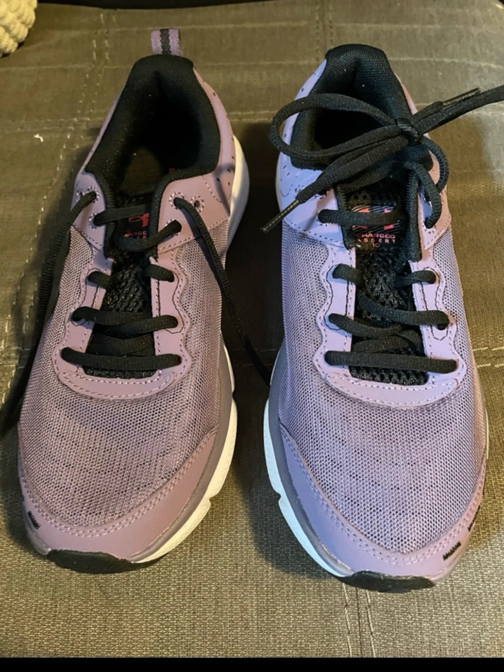 Under Armour Purple and Black Women's Athletic Sneakers